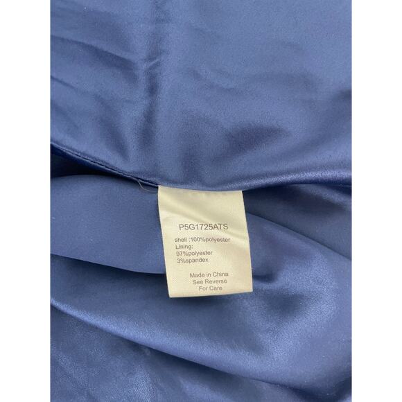 Parker Blue Leona Embroidered Fit & Flare Cutout Open Back Halter Short Dress M - Picture 7 of 7